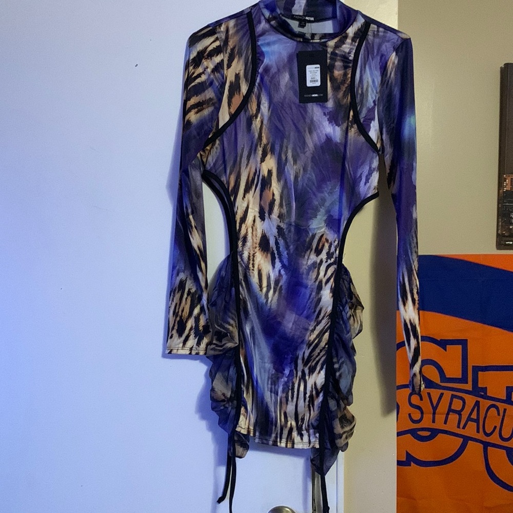 Catch my side Fashion Nova mini dress